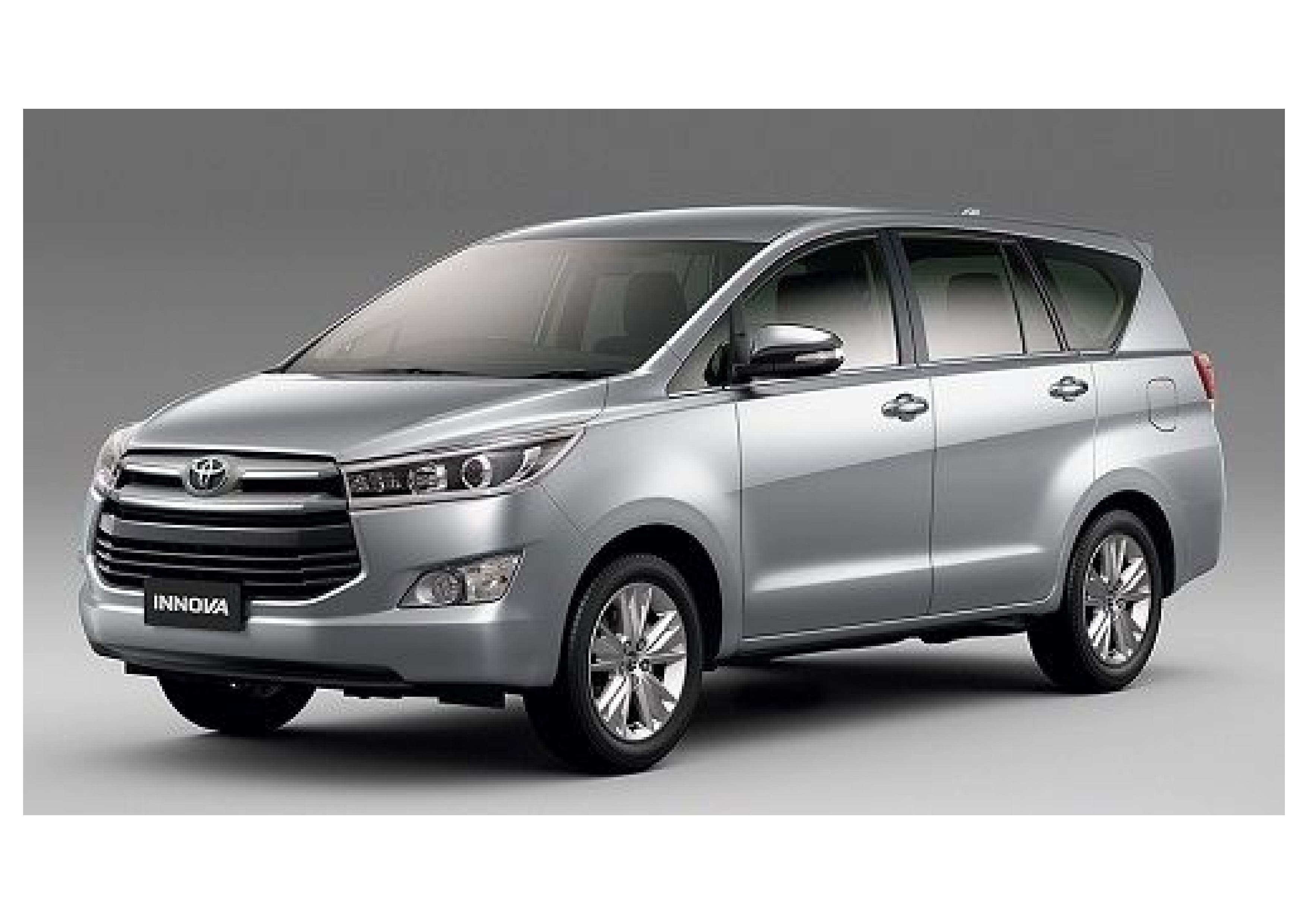 Toyota Innova Crysta rental in India - SUV
